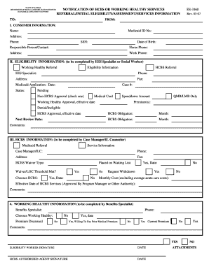 Kansas HCBS or Working Healthy Services Notification