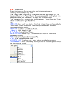 Healthcare Insurance Billing Form