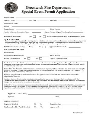 Event Permit Application