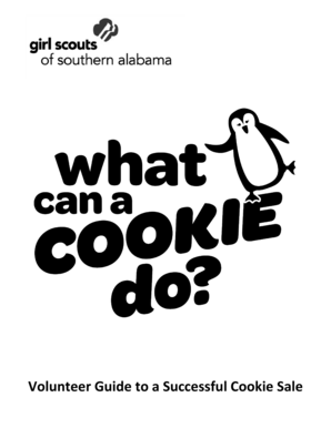 Girl Scout Cookie Sale Guide