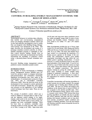 Memo format for employees - Control in Building Energy Management Systems Operation Management Optimization - inive