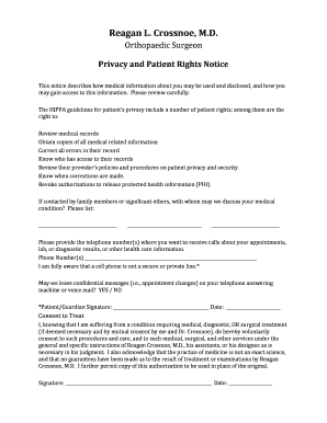 HIPAA Privacy and Patient Rights Notice