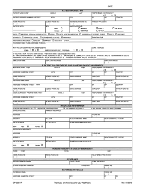 Patient Registration Form