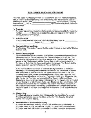 Real Estate Purchase Agreement