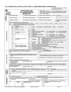 US Airworthiness Certificate Application