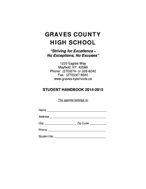 Graves County High School Student Handbook 2014-2015