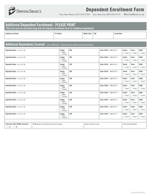 Dependent Enrollment Form
