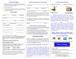 Florida Traffic School Election Form