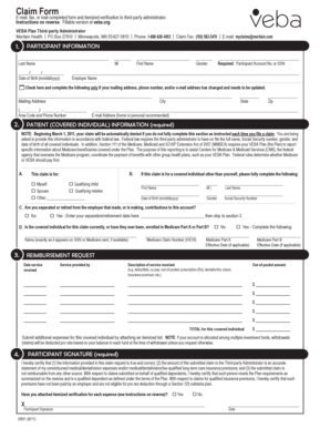 VEBA Health Claim Form