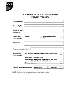 Examples of project proposal - Project Proposal Form Sept09 NEW HEQ.doc. Issue 2013-1, December 2013