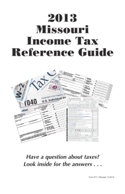 Missouri Corporation Income Tax Return Form MO-1120 2013