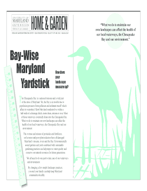 Maryland Bay-Wise Yardstick