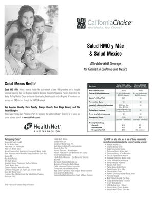 Salud HMO y Más Application Form