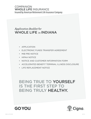 Whole Life Insurance Application