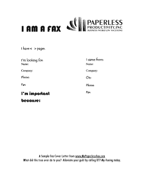 Cover letter for learnership - Free Fax Cover Letter Form - MyPaperlessFax