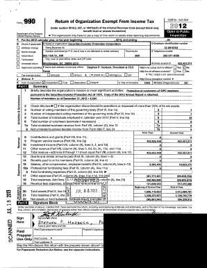 Form 990 Return of Organization Exempt From Income Tax