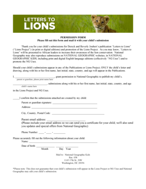 Letters to Lions Permission Final-updated-50712 - National ...