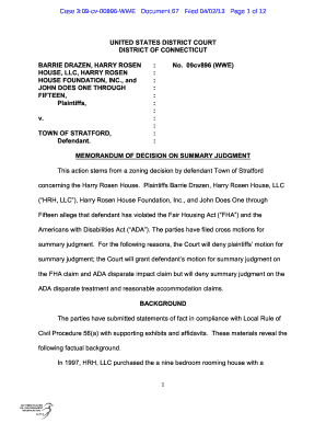 Case 3:09-cv-00896-WWE Document 67 Filed 04/02/13 Page 1 of 12