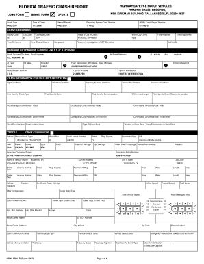 Fillable Online secure crashdocs FLORIDA TRAFFIC CRASH REPORT HIGHWAY ...