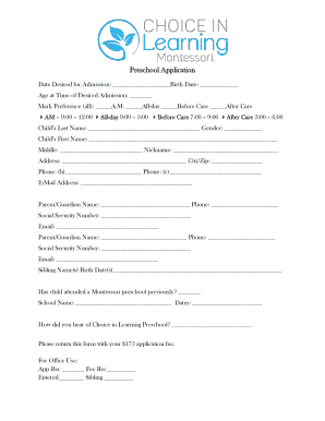 Form preview