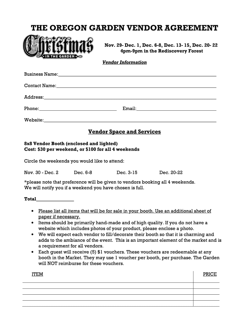 Fillable Online 80 acres of botanical gardens About The Oregon Garden