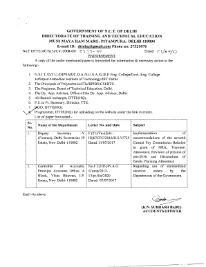 DIRECTORATE OF TRAINING AND TECHNICAL EDUCATION