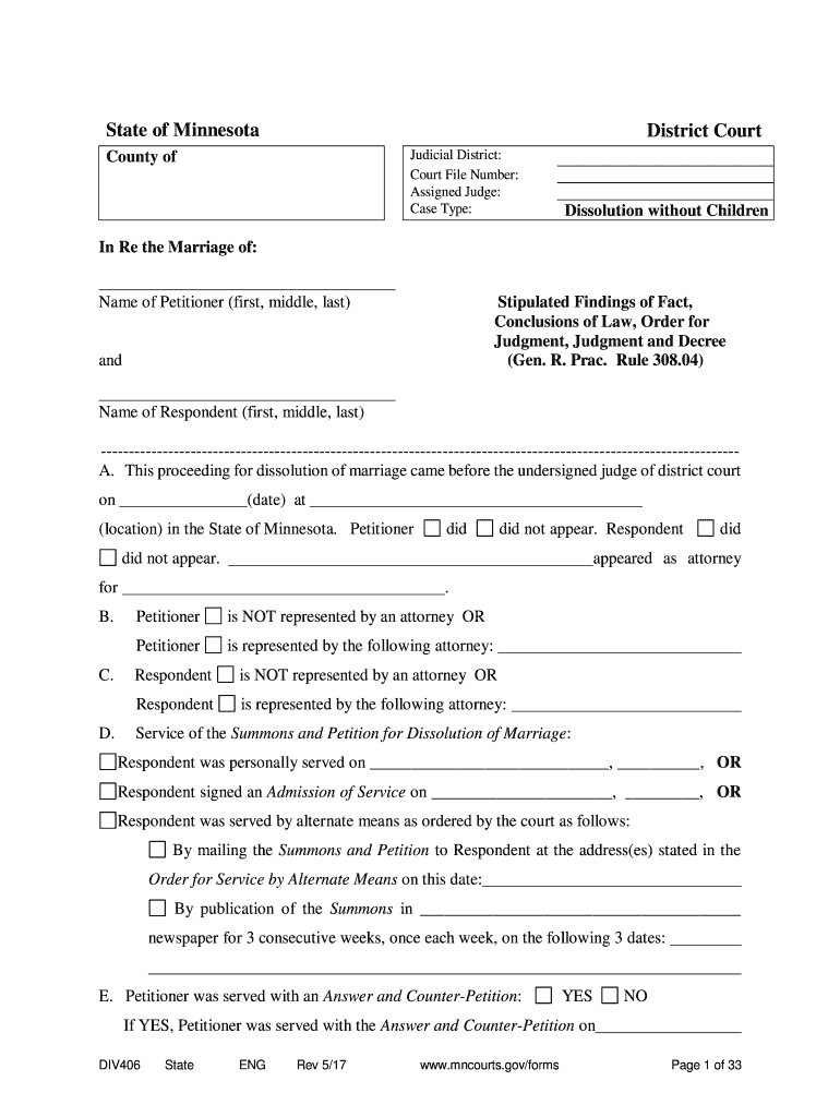 Fillable Online State of Minnesota - Minnesota CLE Fax Preview on Page 1