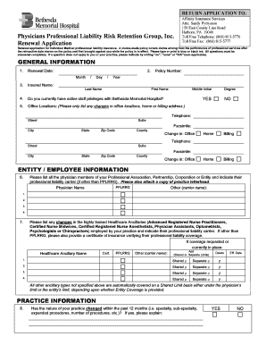 Physicians Professional Liability Risk Retention ... - PPLRRG.com