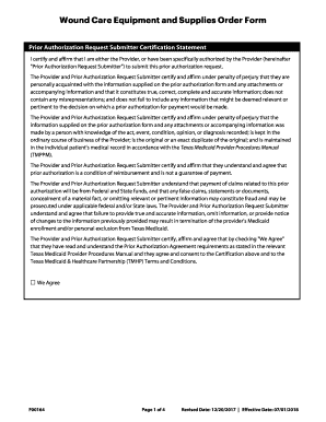 Fillable Online Wound Care Equipment and Supplies Order Form Fax Email ...