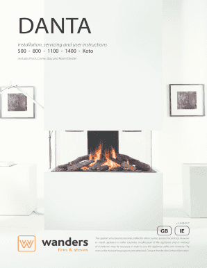 Danta manual GB-IE v.3.3.indd - Wanders fires & stoves