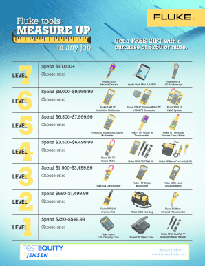 Fluke tools MEASURE UP