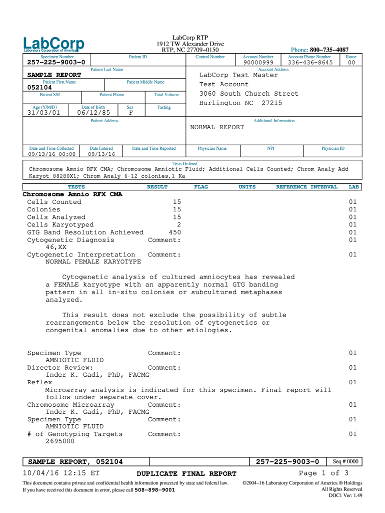Labcorp std test results pdf Fill out & sign online DocHub