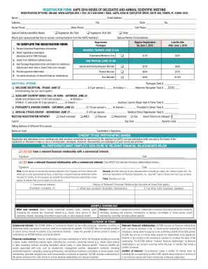 apha 2018 registration form - American Public Health Association