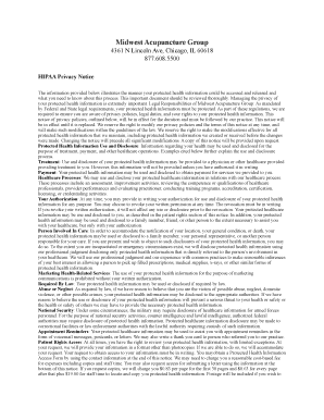 Hipaa - Midwest Acupuncture Group