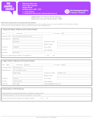 UK Planning Permission Application