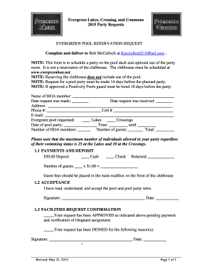 HOA Documents Evergreen Homeowners ' Association