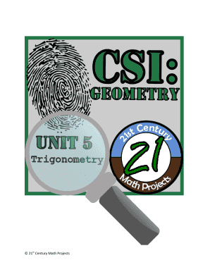 CSI Geometry Trigonometry Activity