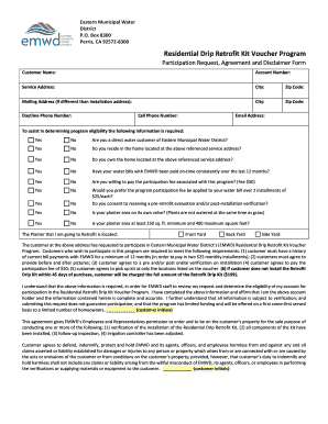 Appendix A APPROVED MATERIALS LIST - Eastern Municipal ...