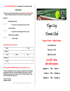 Tega Cay Tennis Club Fill Online Printable Fillable Blank pdfFiller Tega Cay Tennis Club Fill Online Printable Fillable Blank pdfFiller