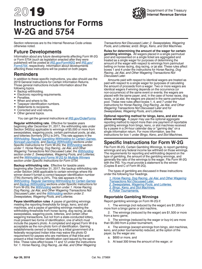 form 5754 Preview on Page 1