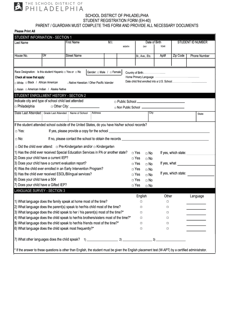 pa eh 40 form Preview on Page 1