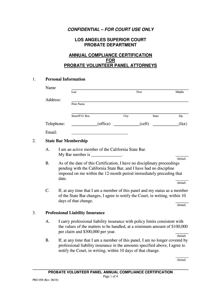 los angeles superior court document images Preview on Page 1