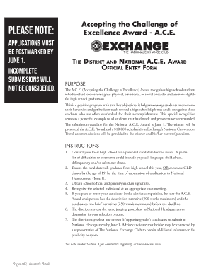 Accepting the challenge of excellence award