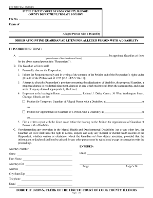 Fillable Online CCM 0649 - Clerk of the Circuit Court of Cook County ...