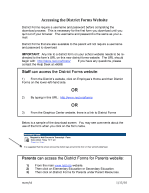 Accessing the District Forms Website - kb.nsd.org