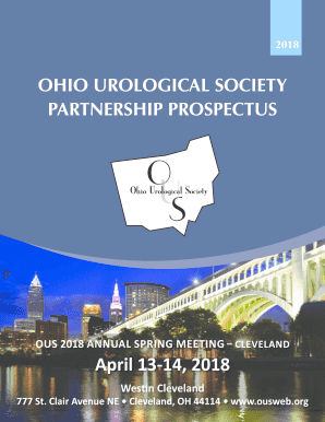 2018 ohio urological society partnership prospectus