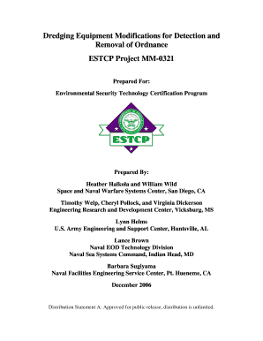 Dredging Equipment Modifications for Detection and