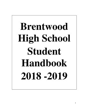 Brentwood High School Student Handbook - Williamson County Schools