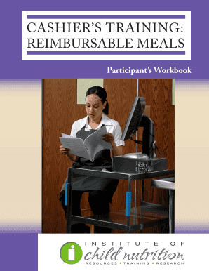 Cashier's Training - Institute of Child Nutrition
