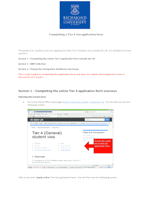 Tier 4 Application Form Guidance - Richmond, The American ...